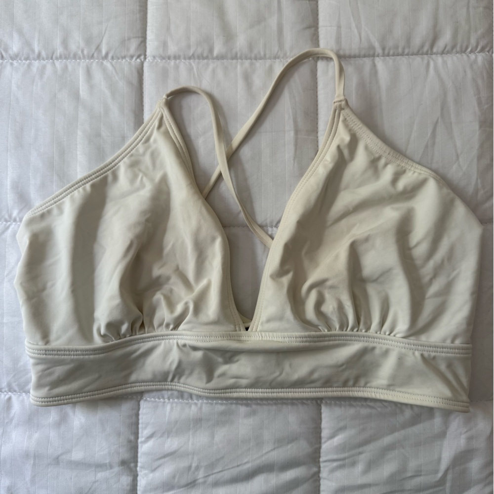 Athleta Cream Bralette